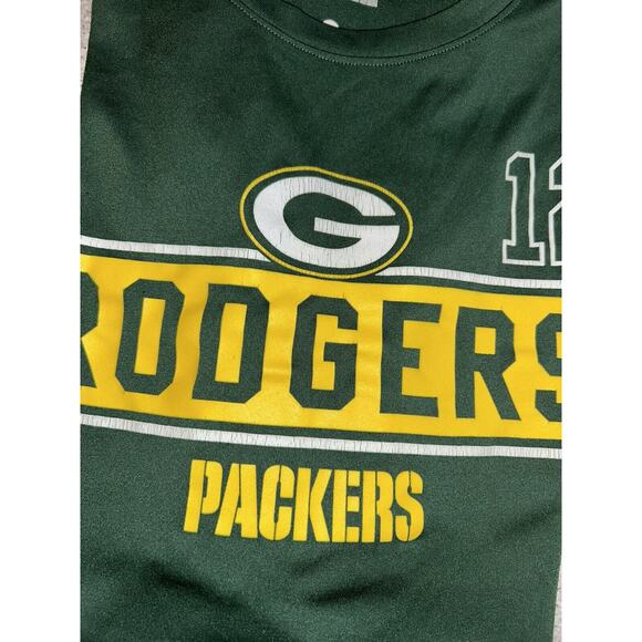 Greenbay Packers Football Shirt Men's 2XL NFL Team Apparel Rodgers #12‎ - Picture 11 of 11